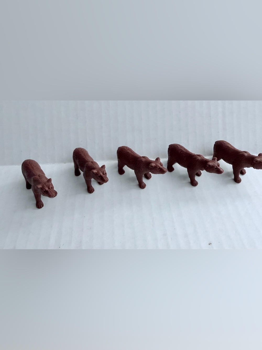 Brown Bear Miniature Figure Set